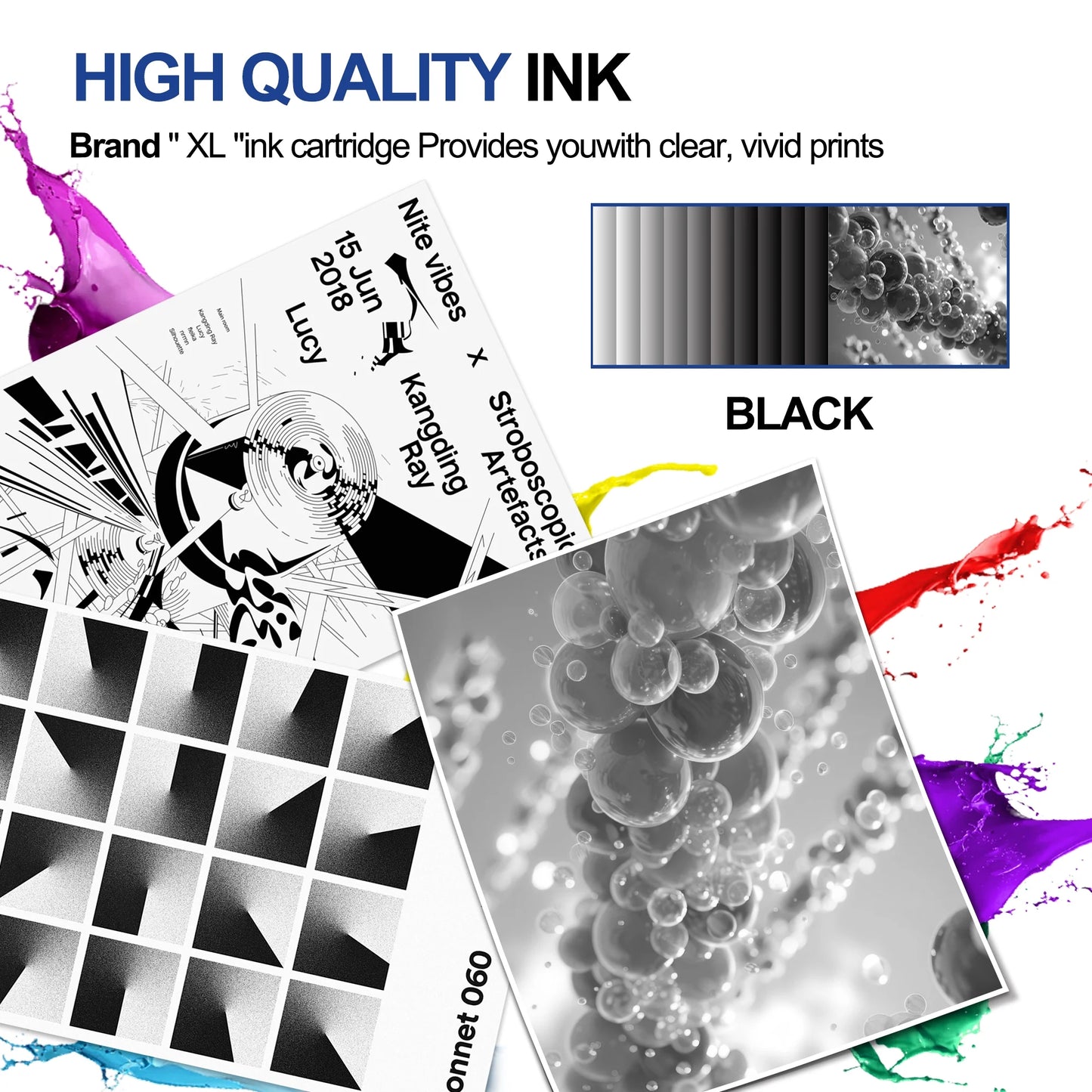 LC406 Ink High Yield 406XL Replacement for Brother LC406XL Ink Cartridge Black MFC-J4335DW J4535DW