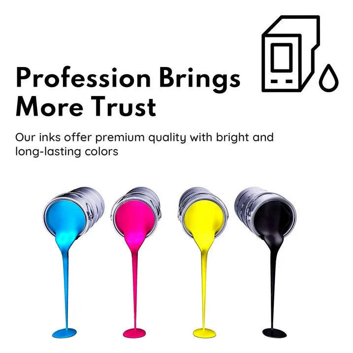 64XL Ink Cartridge Black Tri-Color Compatible for HP 64 Ink Cartridges for Envy 7855 7864 Printers